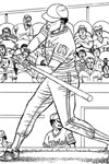 Minnesota Twins Batter baseball coloring page