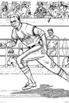 Cardinals Runner baseball coloring page