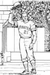 Pittsburgh Pirates Player baseball coloring page