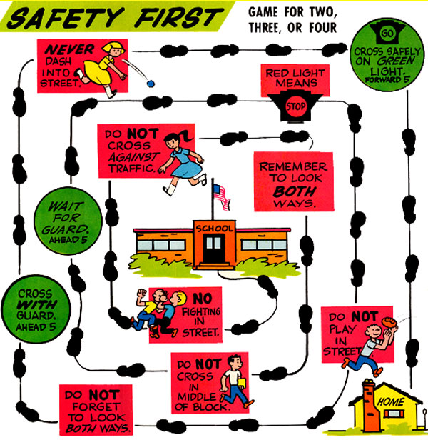 Safety First Game Purple Kitty