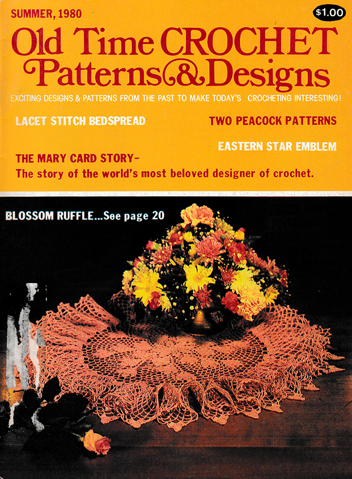 Old Time Crochet Patterns & Designs Magazine | Summer 1980