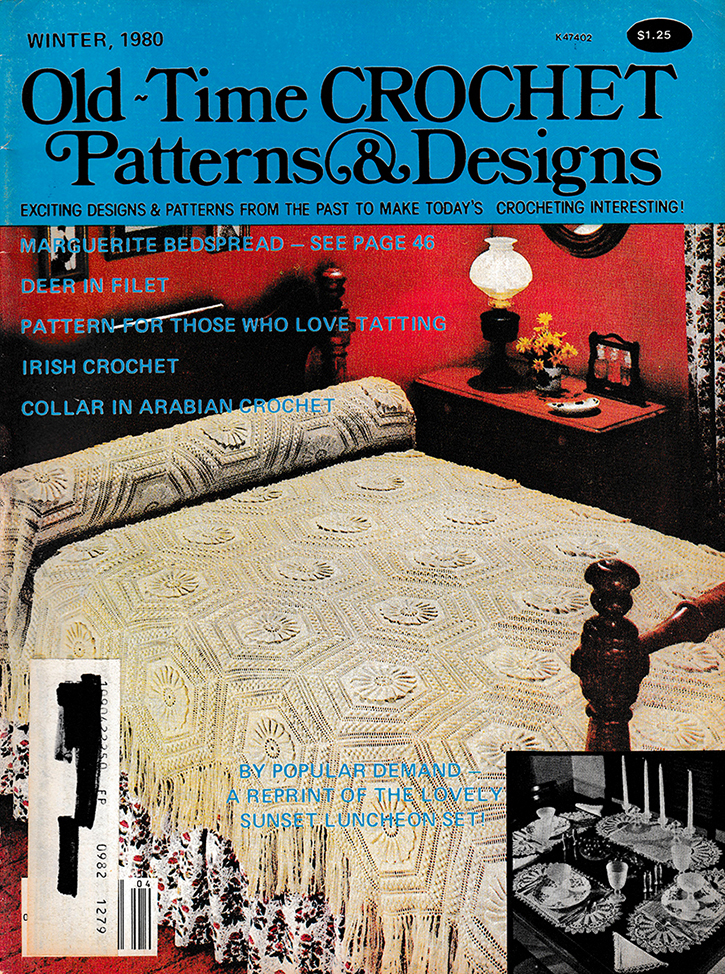 Old Time Crochet Patterns & Designs Magazine | Winter 1980