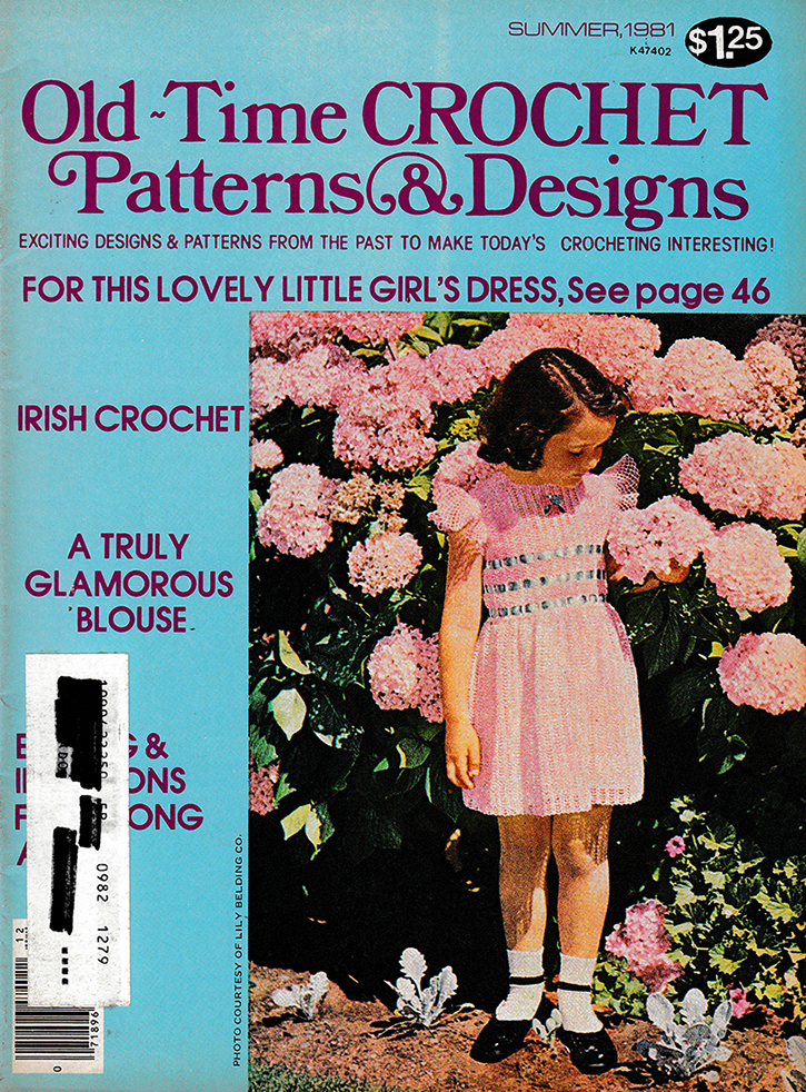 Old Time Crochet Patterns & Designs Magazine | Summer 1981