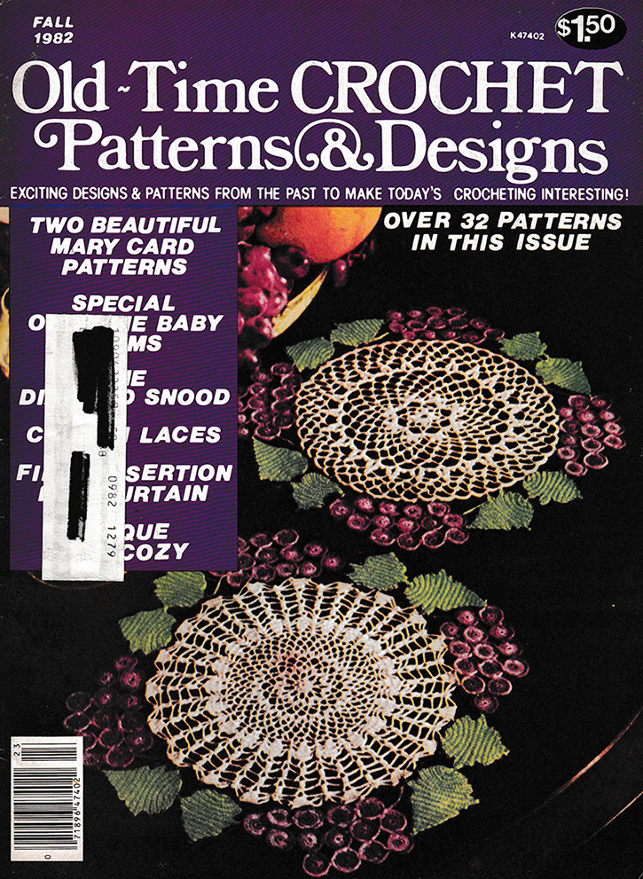 Old Time Crochet Patterns & Designs Magazine | Fall 1982