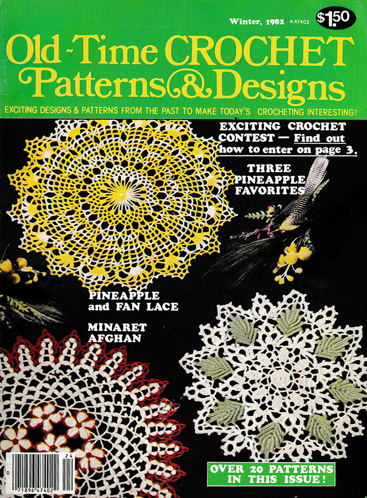 Old Time Crochet Patterns & Designs Magazine | Winter 1982