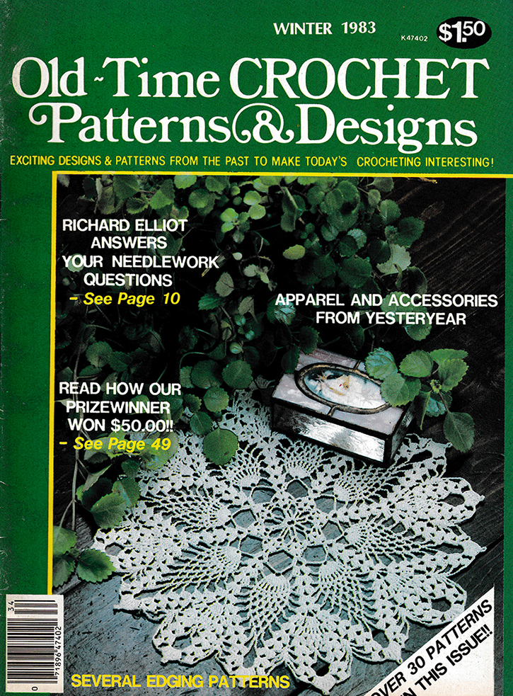 Old Time Crochet Patterns & Designs Magazine | Winter 1983