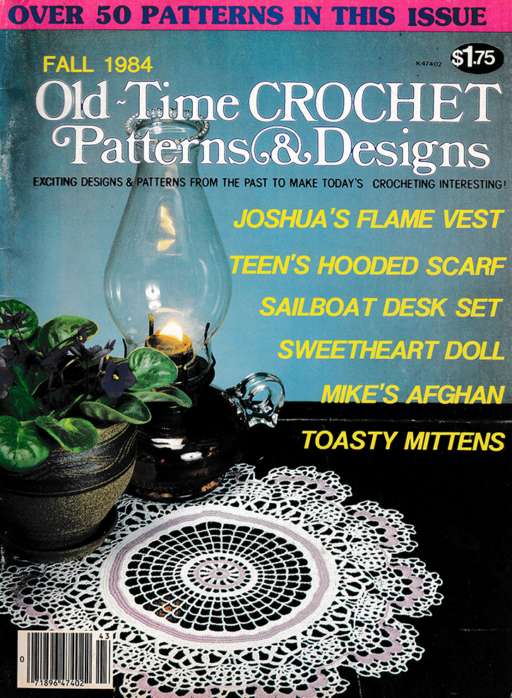 Old Time Crochet Patterns & Designs Magazine | Fall 1984