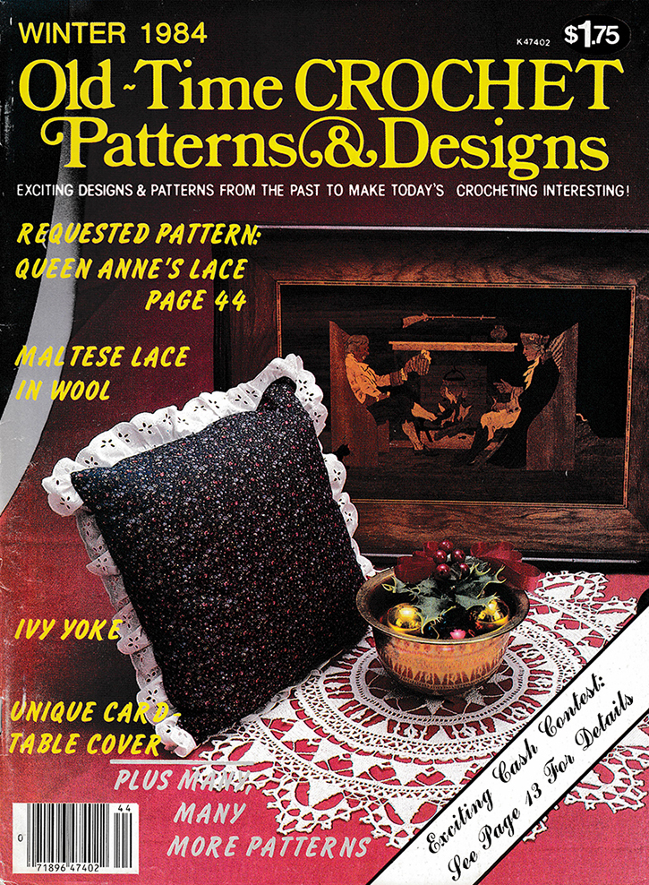 Old Time Crochet Patterns & Designs Magazine | Winter 1984