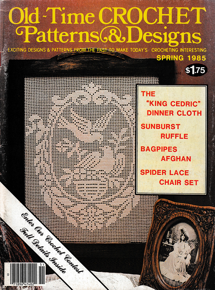 Old Time Crochet Patterns & Designs Magazine | Spring 1985