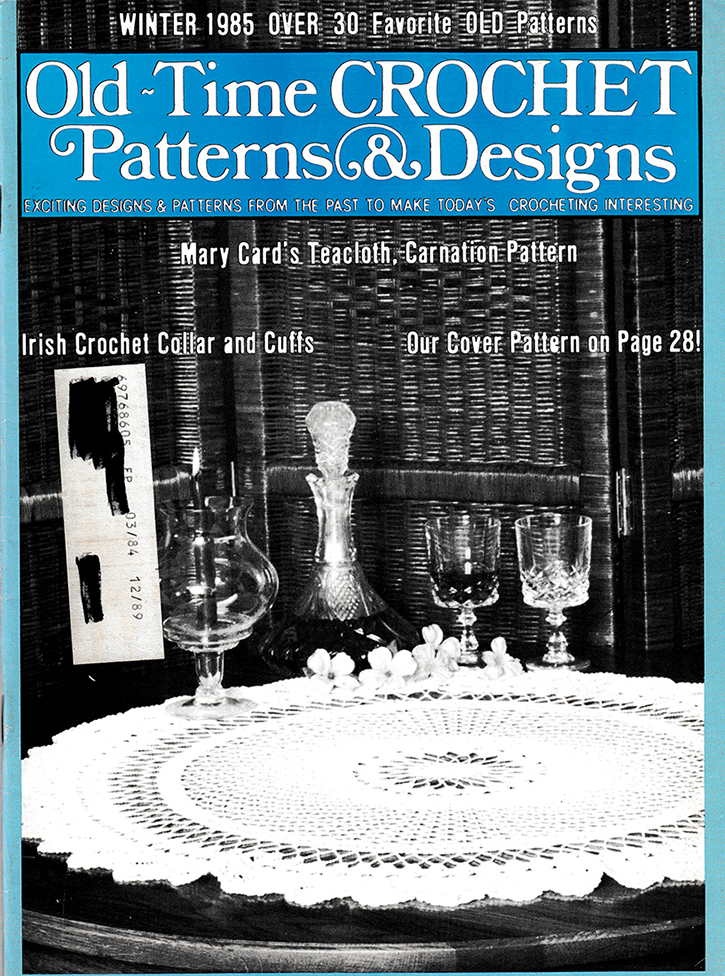 Old Time Crochet Patterns & Designs Magazine | Winter 1985