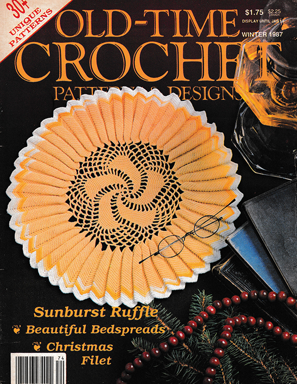 Old Time Crochet Patterns & Designs Magazine | Winter 1987