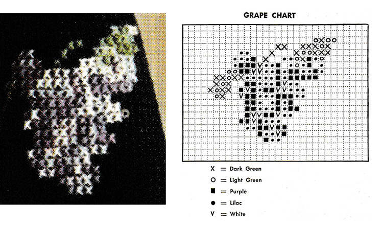 grape Cross Stitch Chart