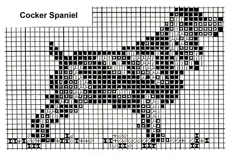Dog Knitting Chart