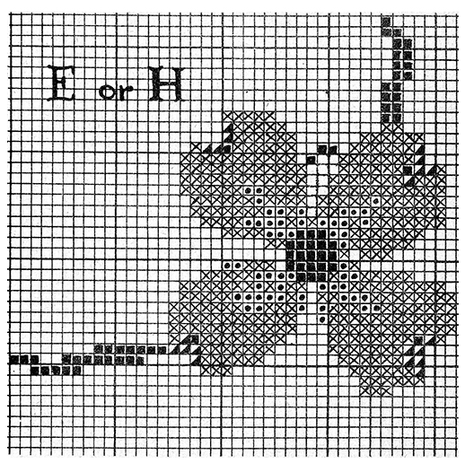 Dogwood Blossoms Chart Pattern