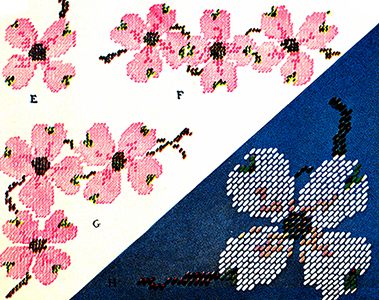 Dogwood Blossoms Chart Pattern