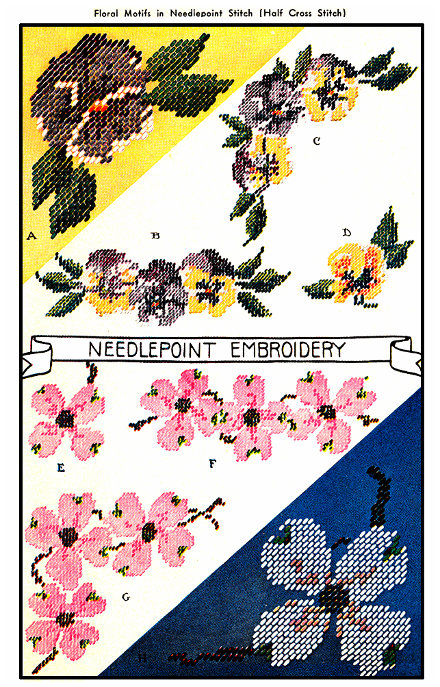 Pansy and Dogwood Blossoms | McCall's No. 902