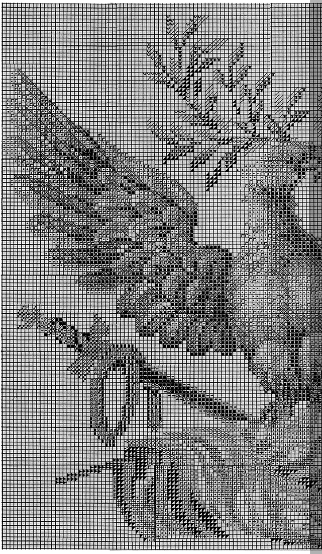 Embroider an Eagle chart 1