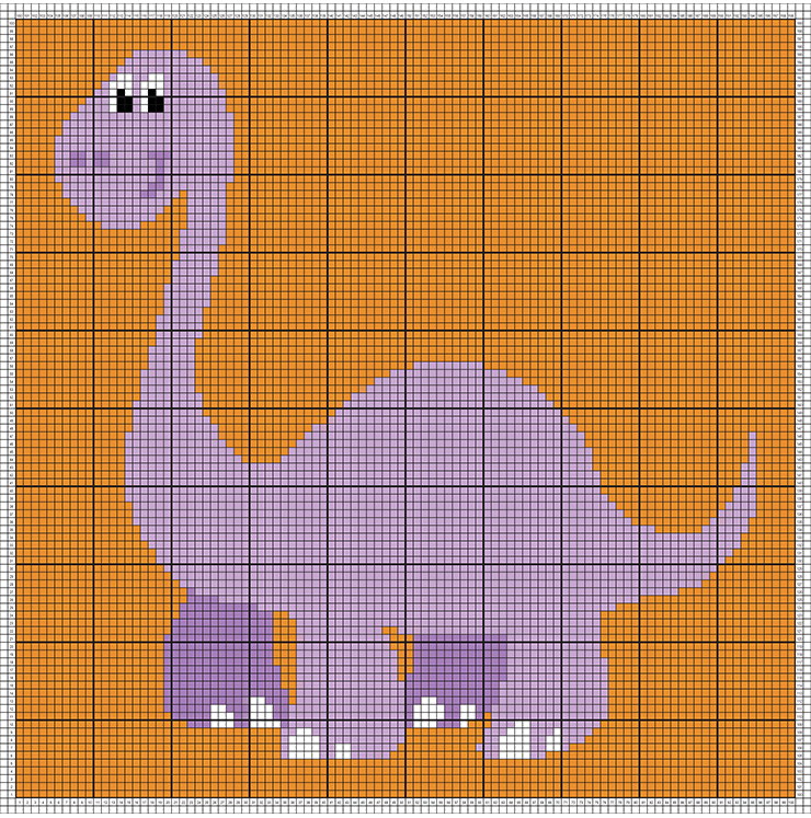 Brachiosaurus Dinosaur Chart complete
