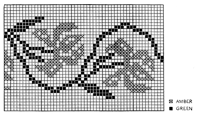 Fleur de Lis Cross Stitch Chart