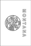 montana flag coloring page