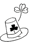 Irish Hat coloring page