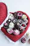 crochet box of chocolates