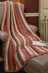 long double stripes afghan