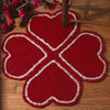 romance afoot rug crochet pattern