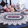 Rose Ring Doily Thread Crochet Pattern