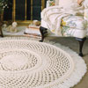 large picot lace rug crochet pattern