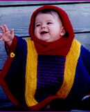 Baby Poncho Knitting Pattern