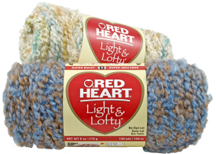 Red Heart Light & Lofty Light brown Yarn Soft 1 Skein 5.9 oz Cafe Au Lait